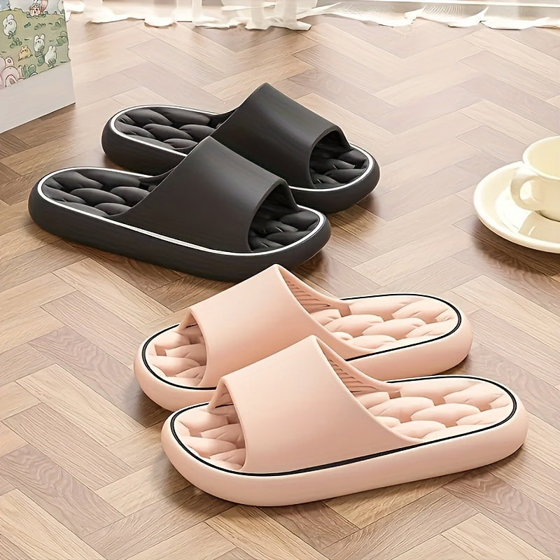 Unisex Comfortable EVA Non-Slip Sandals - Minimalist Stripe Design, All Seasons Wearble & Handwash Friendly | Ideal for Home and Beach Use, Sandals for Women Winter, Sand Slip On Comfortable Sandals