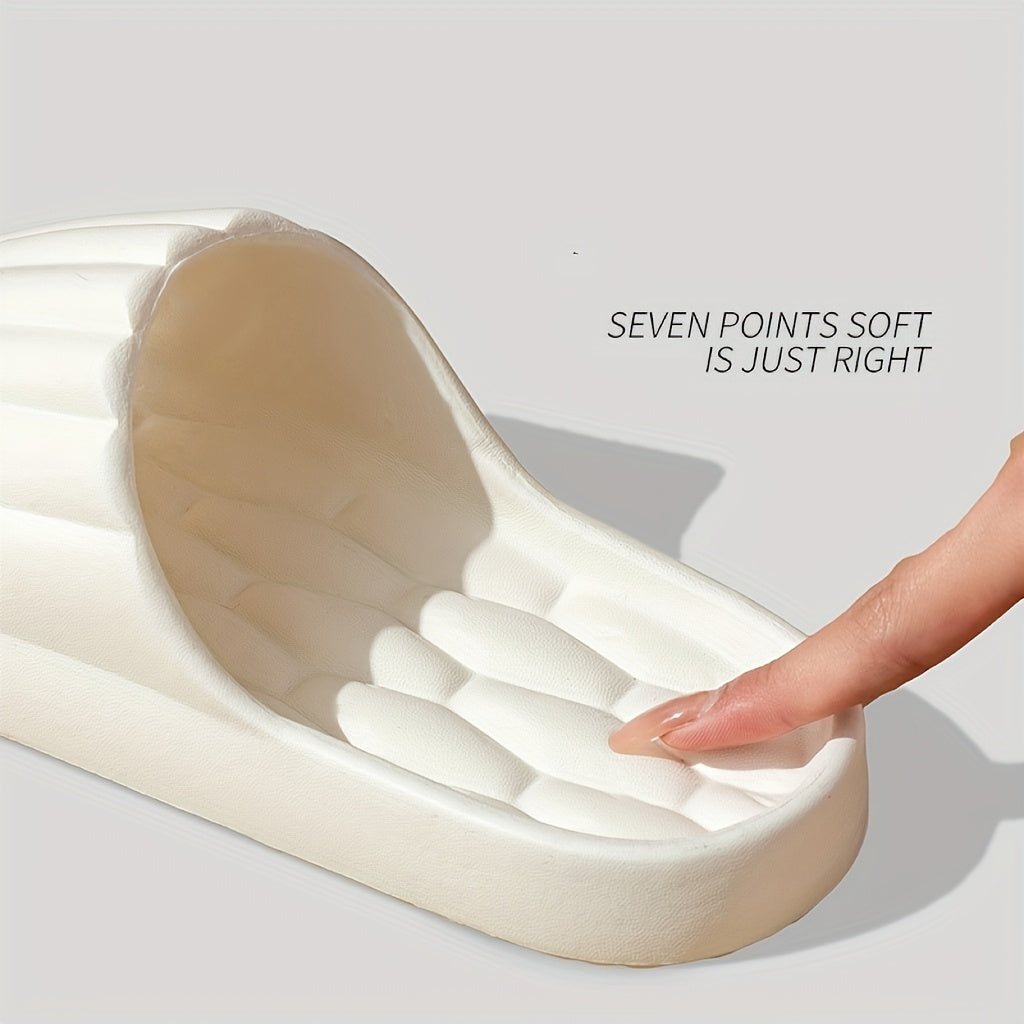EVA Soft Sole Slippers, Quick-Dry Non-Slip Home Shower Slides, Lightweight Beach Slides