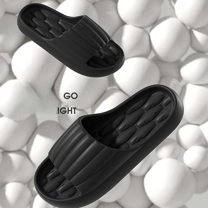 EVA Soft Sole Slippers, Quick-Dry Non-Slip Home Shower Slides, Lightweight Beach Slides