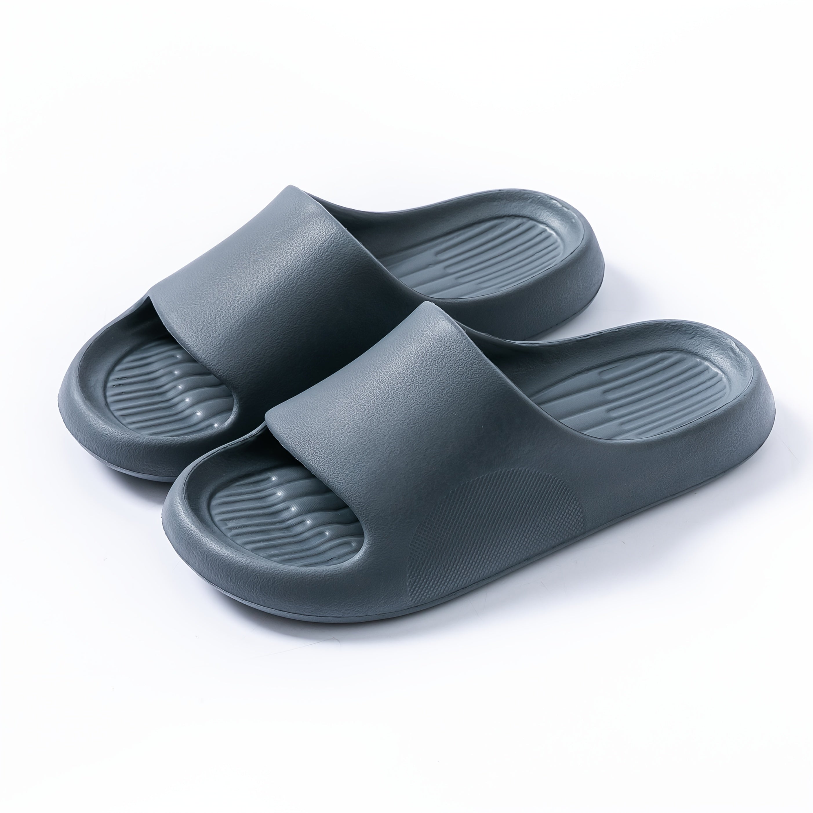 Summer EVA Flip-Flops - Soft, Comfortable, Slip-On Sandals with Non-Slip Soles for Bathroom, Floor, and Outdoor Use, Black and Orange, Summer Footwear | EVA Sandals | Comfortable Footwear