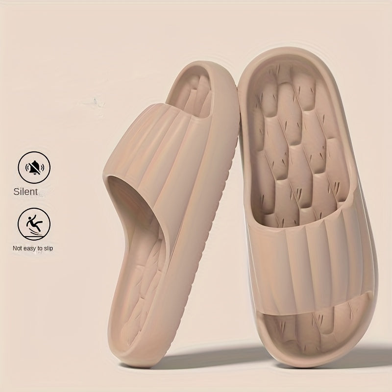 EVA Soft Sole Slippers, Quick-Dry Non-Slip Home Shower Slides, Lightweight Beach Slides