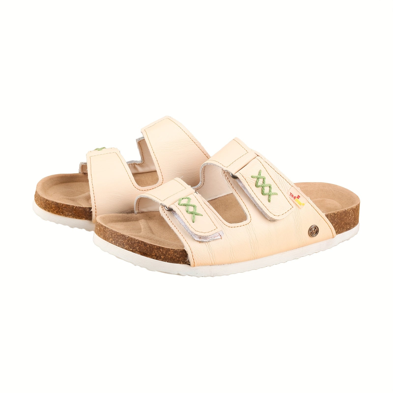 Women's Leopard Print Flip Flops - Open-Toe Summer Sandals with Non-Tiring Thick Platform Sole, Cushioned EVA/TPR Outsole - Slip-On Beach Shoes for Women - TMA EYES Everyday & Formal Use, Cute Sandals