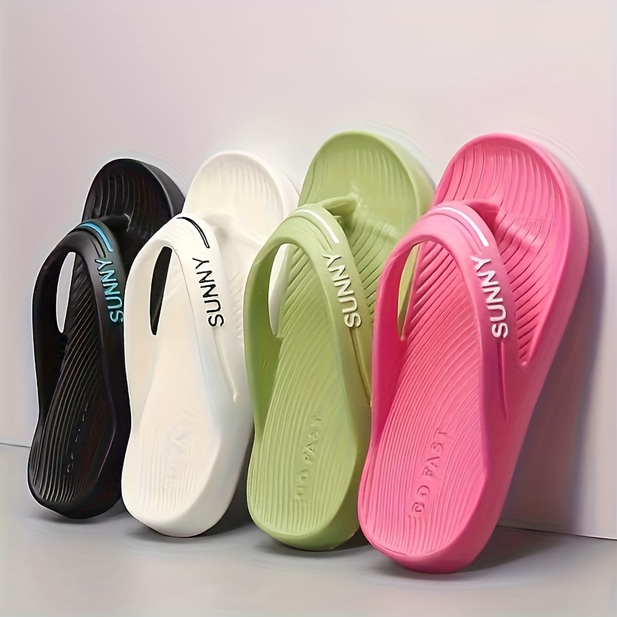 SUNNY Flip-Flops - Stylish & Comfortable EVA Spring/Summer Beach Slippers, Non-Slip, Lightweight & Durable, Perfect for Outdoor Travel and Beach Days, Gift Choice, Casual Beachwear | Casual Style | Lightweight Sole