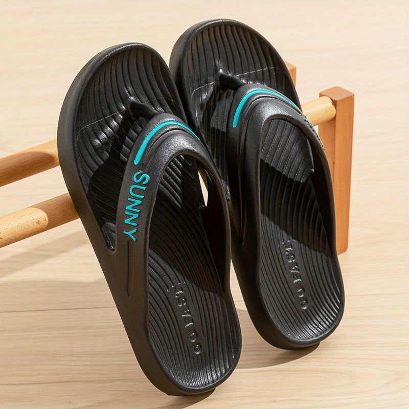Women'S Non-Slip Comfort Flip Flops, Casual Solid Color EVA Sandals, All-Season Versatile Beach Slides, Hand Washable, Outdoor Fashion Footwear