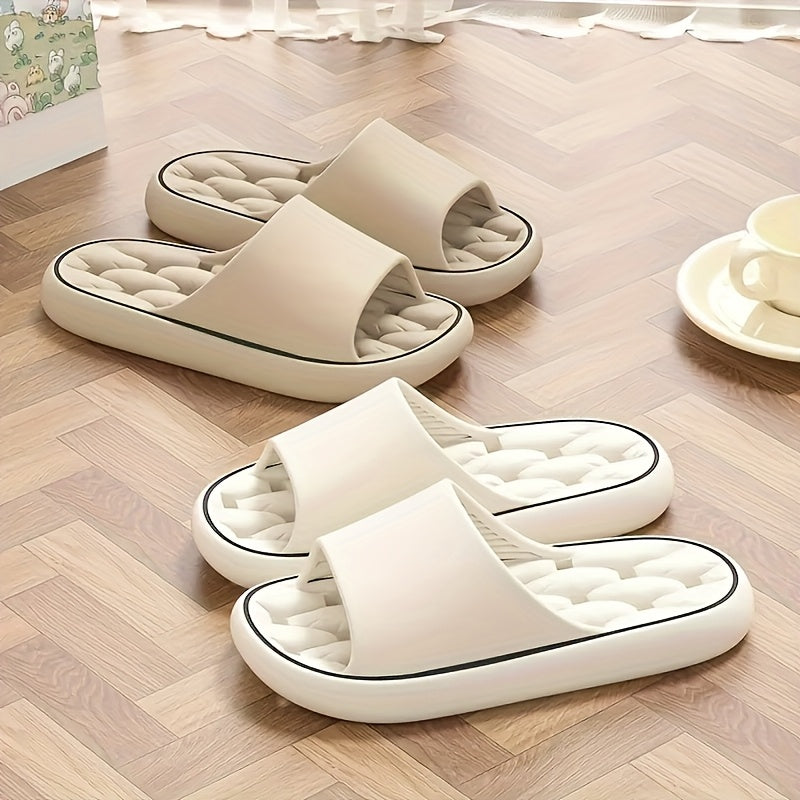 Unisex Comfortable EVA Non-Slip Sandals - Minimalist Stripe Design, All Seasons Wearble & Handwash Friendly | Ideal for Home and Beach Use, Sandals for Women Winter, Sand Slip On Comfortable Sandals