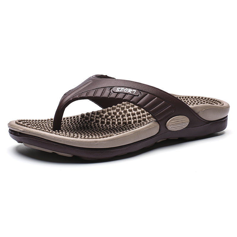 Acupressure Massage Slippers, Flip-Flops, Arch Support, Suitable for Adults, Unisex, Lightweight And Comfortable Summer Sandals with Shock Absorption And Anti-Slip Features, Ideal for Indoor And Outdoor Use at The Beach During Spring And Summer.