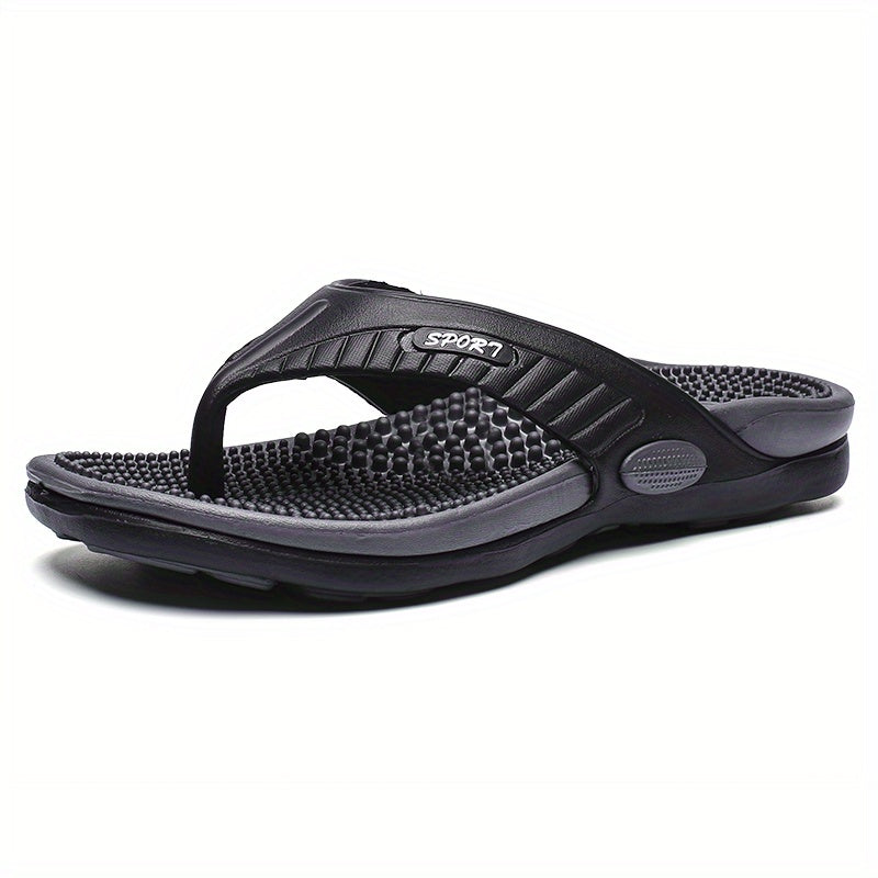 Acupressure Massage Slippers, Flip-Flops, Arch Support, Suitable for Adults, Unisex, Lightweight And Comfortable Summer Sandals with Shock Absorption And Anti-Slip Features, Ideal for Indoor And Outdoor Use at The Beach During Spring And Summer.