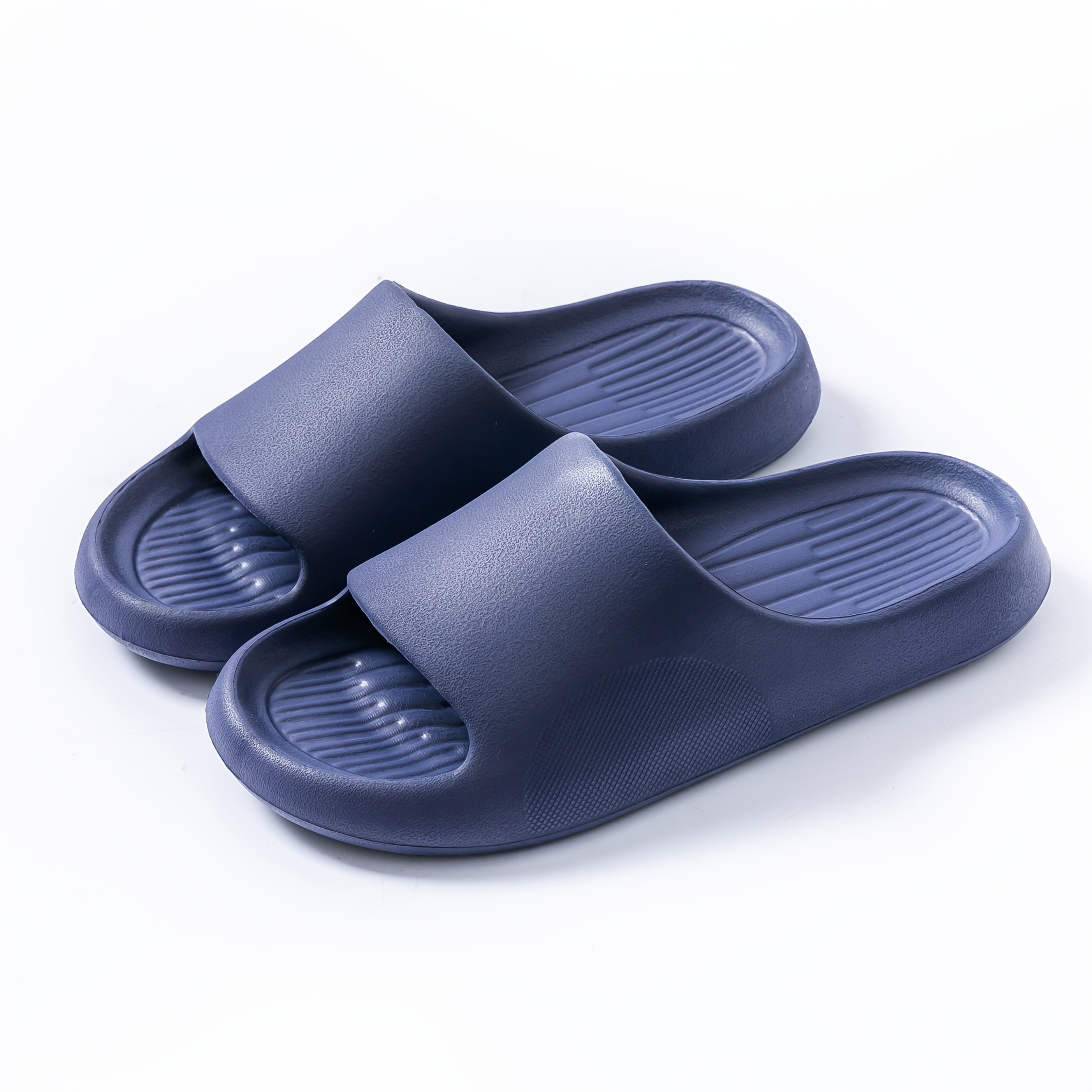 Summer EVA Flip-Flops - Soft, Comfortable, Slip-On Sandals with Non-Slip Soles for Bathroom, Floor, and Outdoor Use, Black and Orange, Summer Footwear | EVA Sandals | Comfortable Footwear