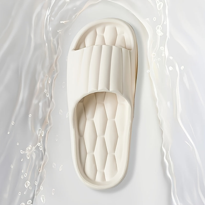EVA Soft Sole Slippers, Quick-Dry Non-Slip Home Shower Slides, Lightweight Beach Slides