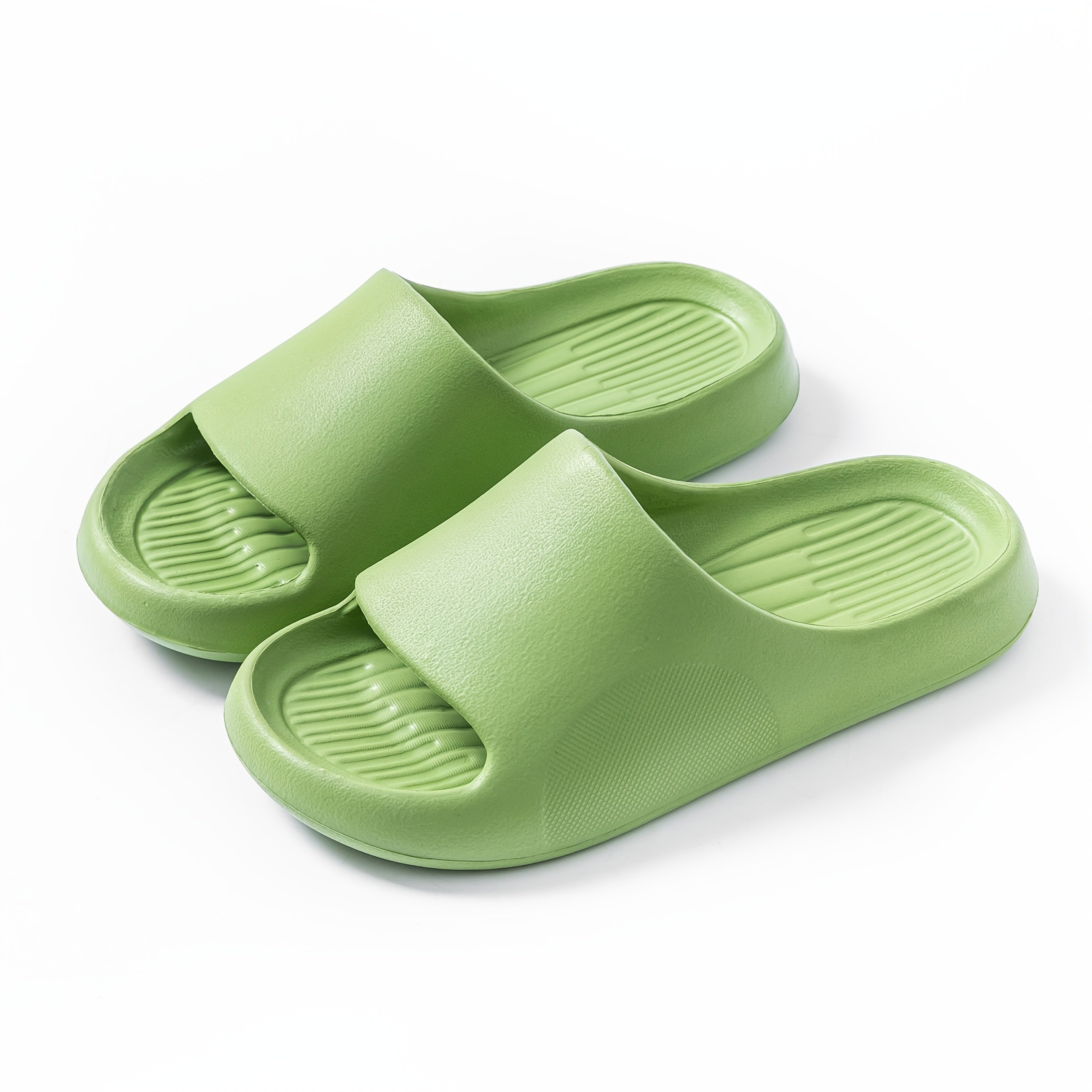 Summer EVA Flip-Flops - Soft, Comfortable, Slip-On Sandals with Non-Slip Soles for Bathroom, Floor, and Outdoor Use, Black and Orange, Summer Footwear | EVA Sandals | Comfortable Footwear