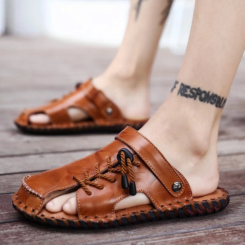 Summer Men's Sandals Breathable Walking Trekking Beach Slipper Casual Shoes