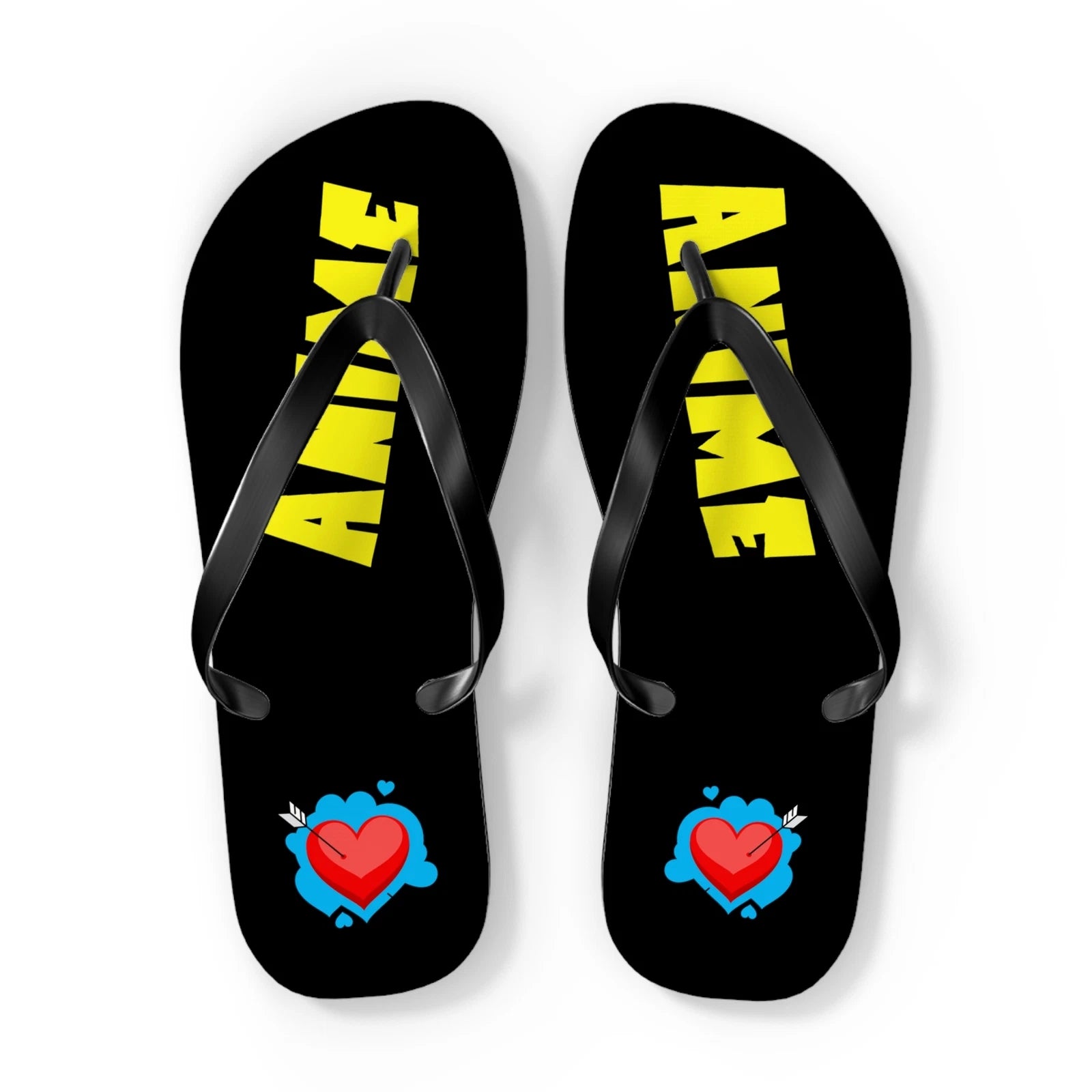 Official AnimeMerch Anime Manga Summer XL Flip Flops, Summer Shoes, Beach Shoes