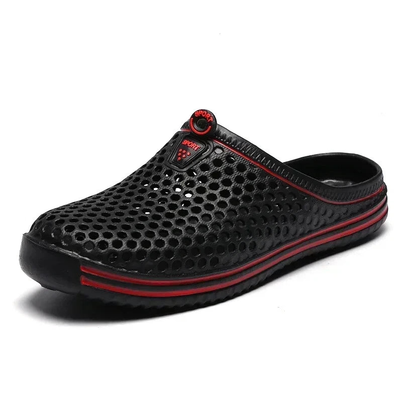Comfortable Men Pool Sandals Summer Outdoor Beach Shoes Men Slip on Garden Clogs