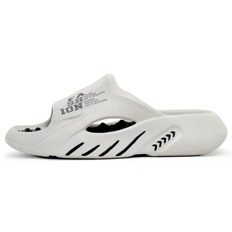 New Summer Men's Massage Slippers Slides Indoor Outdoor Comfort Shoes Beach Gift