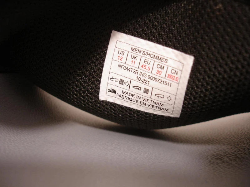 The North Face Men's sz 12 M Base Camp Slide II Black Lime Green Slipper Slip-On