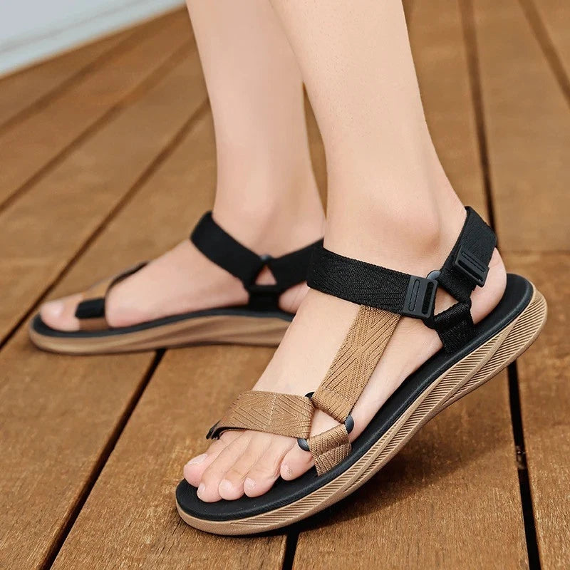 New Mens Summer Outdoor Sandals Open Toe Arch Support Non-slip Beach Sandals