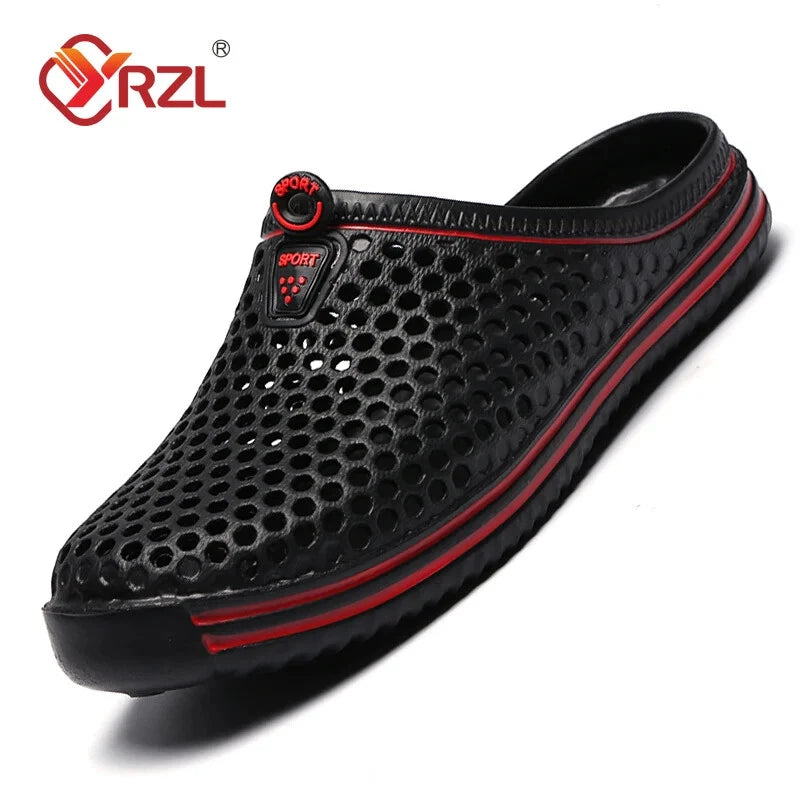 Comfortable Men Pool Sandals Summer Outdoor Beach Shoes Men Slip on Garden Clogs