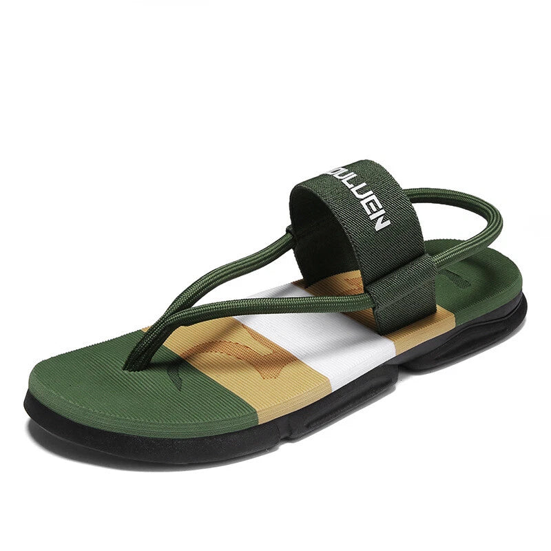 Men's Flip Flops Beach Slippers Sandals Summer Slip On Flat Casual Shoes Holiday