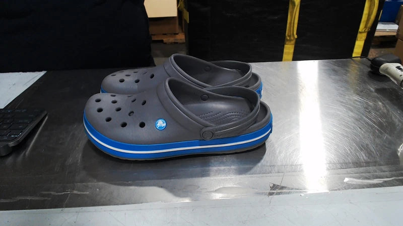 UsedLikeNew_Crocs Unisex-Adult Crocband Clog, Charcoal/Ocean, 10 Men/12
