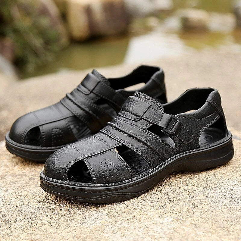 Summer Sandals for Men Fashion Comfortable Wearproof Soft Beach Slippers