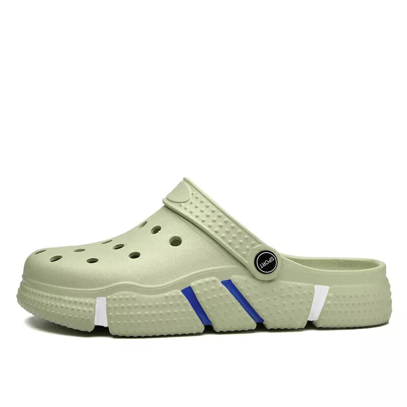 Mens Slip on Garden Mules Clogs Shoes Sports Sandals Beach Swim Slippers Shoes
