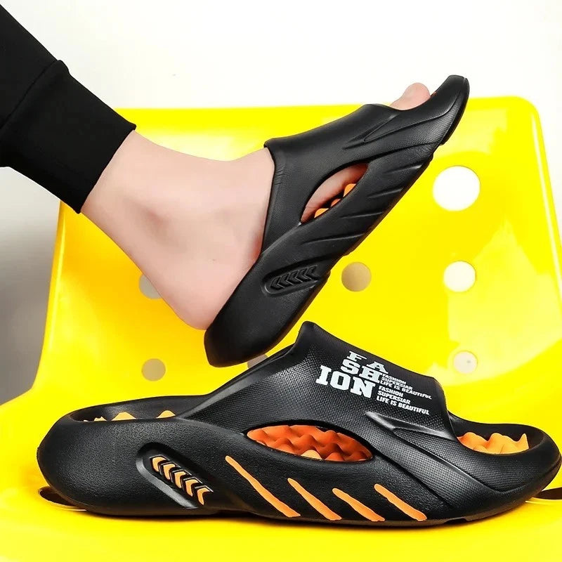 New Summer Men Massage Slippers Slides Outdoor Beach Casual Sandals Shoes Gift