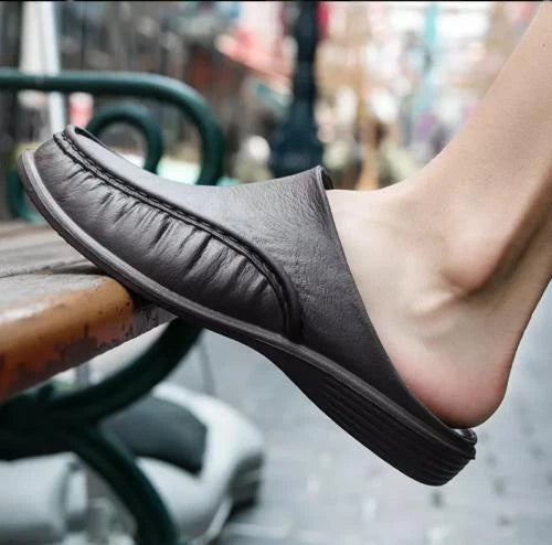 Men Summer Beach Low top Casual Slippers Slip on Loafers Mule Shoes Plus Sz