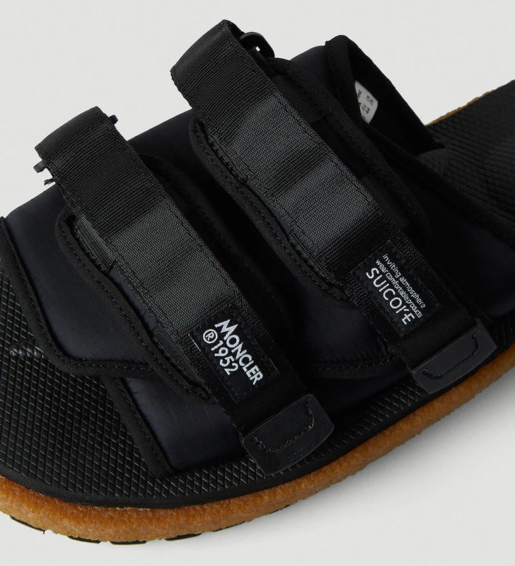 Moncler X Suicoke Moto Mountain Ripstop Vibram Sole Slides Shoes Sandals 43