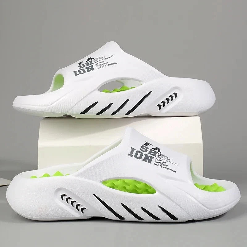 New Summer Men Massage Slippers Slides Outdoor Beach Casual Sandals Shoes Gift