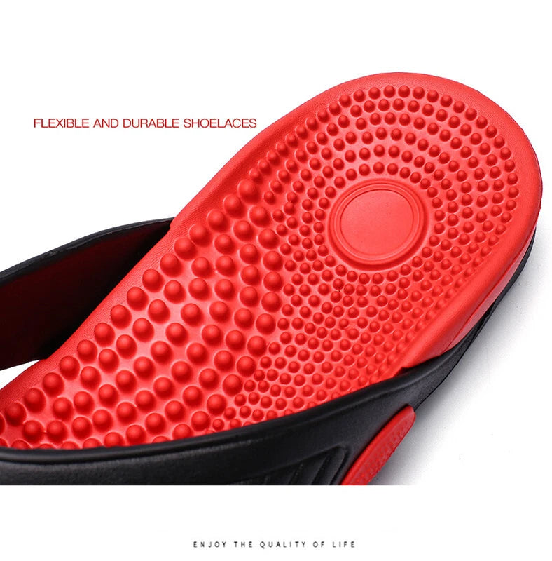 2022 Mens Thong Flip Flops Sandals Farbic Comfort Beach Sandal Slippers US Size