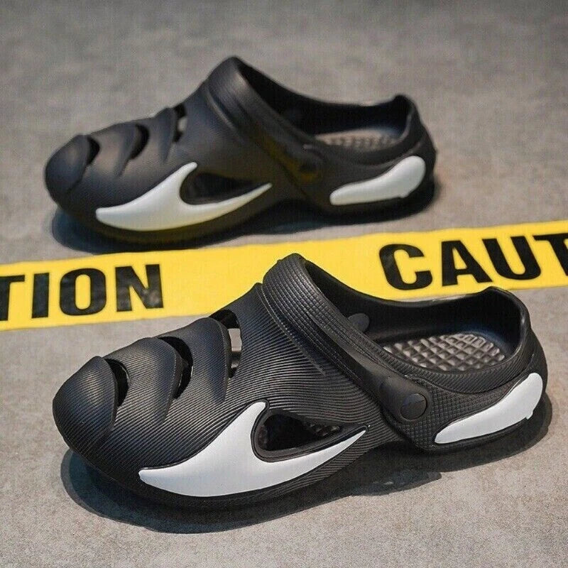 Men's Clogs Slip on Casual Shoes Waterproof Slippers Garden Beach Swim Sandals