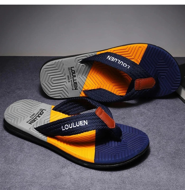 Men Summer Flip Flops Breathable Casual Beach Slippers Outdoor Slides Shoes Gift
