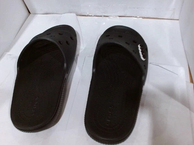 UsedLikeNew_Crocs Unisex Classic Slide Sandals, Black, 10 Men/12