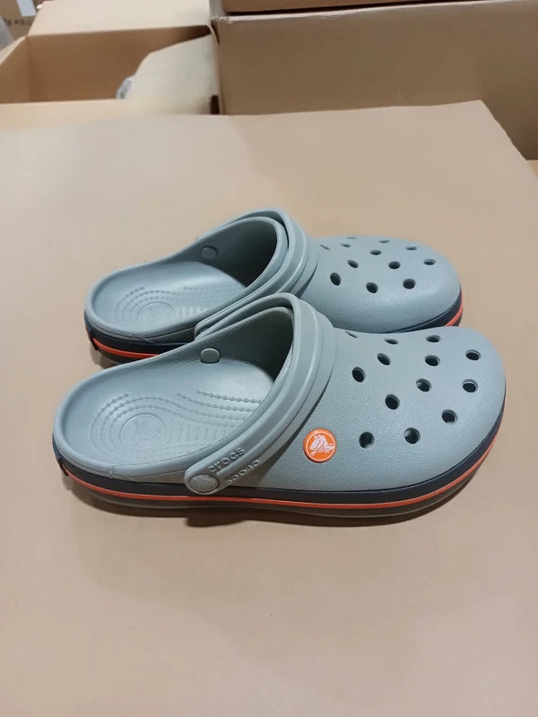 UsedLikeNew_Crocs unisex adult Men's and Women's Crocband Clog, Light Gr_Light