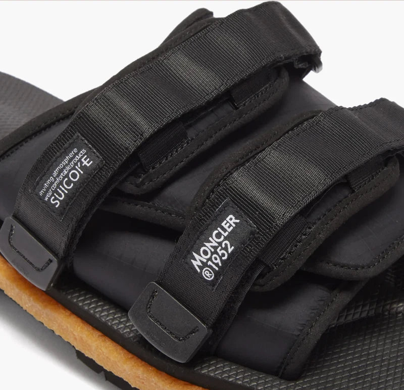 Moncler X Suicoke Moto Mountain Ripstop Vibram Sole Slides Shoes Sandals 43