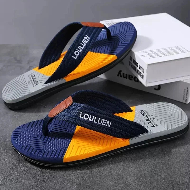 Men Summer Flip Flops Breathable Casual Beach Slippers Outdoor Slides Shoes Gift