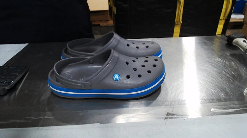 UsedLikeNew_Crocs Unisex-Adult Crocband Clog, Charcoal/Ocean, 10 Men/12