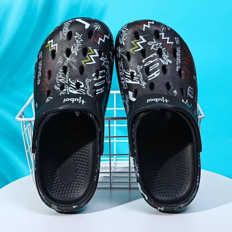 New Fashion Summer Men's Beach Shoes Foam Anti Slipper Casual Sandals Hole shoes