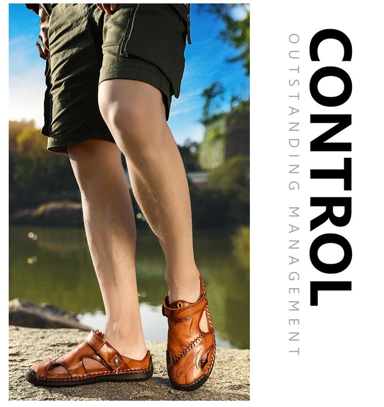 Summer Men's Non-slip Sandals Outdoor Sports Breathable Casual Beach Slippers