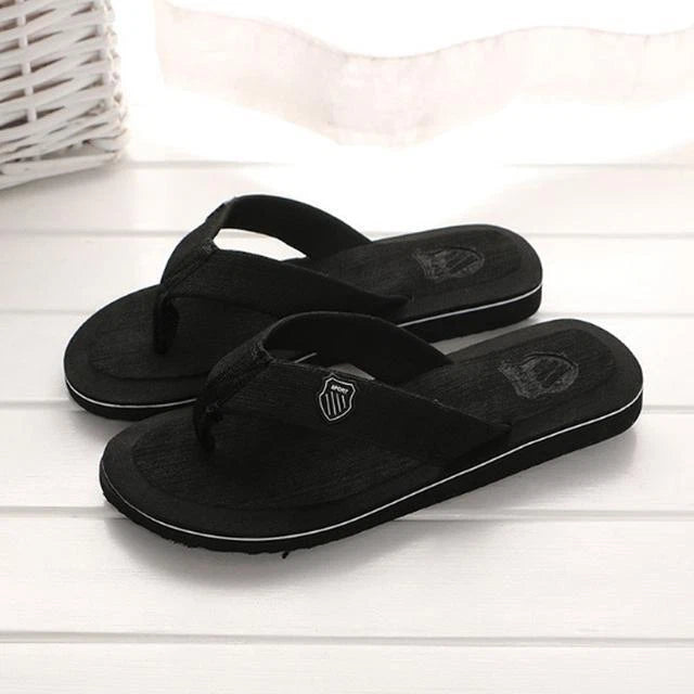 Summer Men Beach Slippers Sandals Non-slip Home Slippers Indoor House
