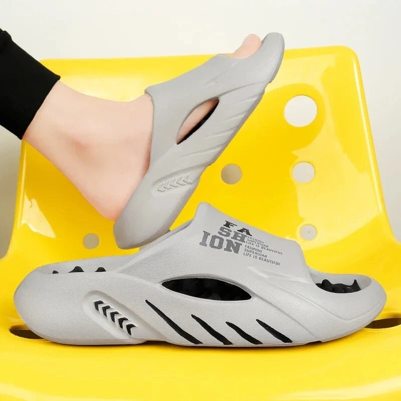 New Summer Men's Massage Slippers Slides Indoor Outdoor Comfort Shoes Beach Gift