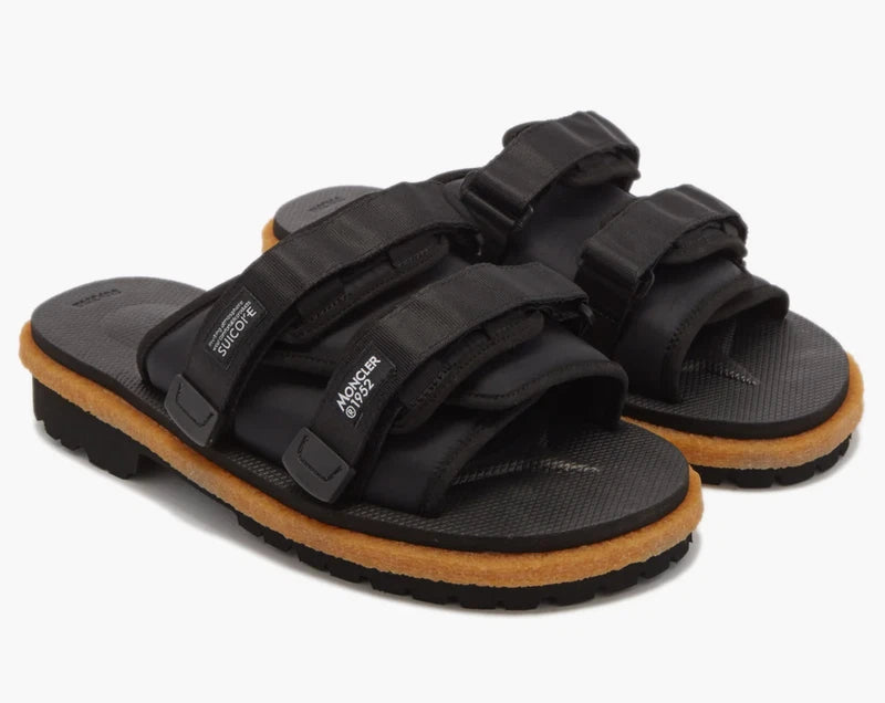 Moncler X Suicoke Moto Mountain Ripstop Vibram Sole Slides Shoes Sandals 43