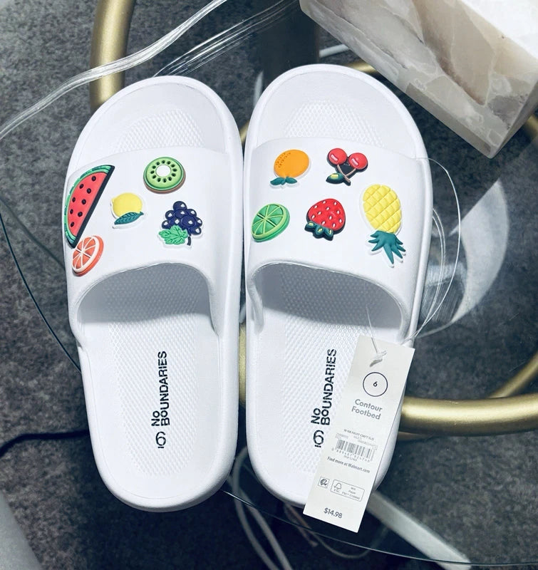 NEW Summer 2021 Flats Sunflower Slippers Women Beach Flowers Flip Flop Flowers