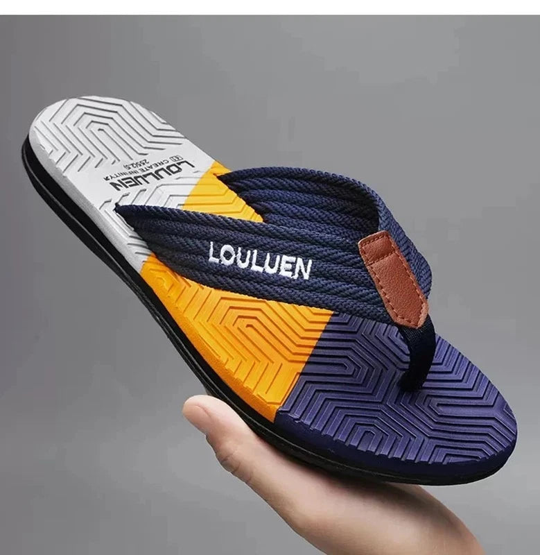 Men Summer Flip Flops Breathable Casual Beach Slippers Outdoor Slides Shoes Gift