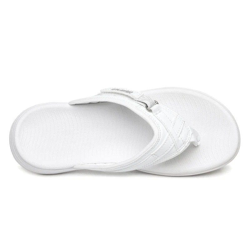 Women Arch Support Flip Flops Thong Sandals Lightweight Summer Beach Sandals