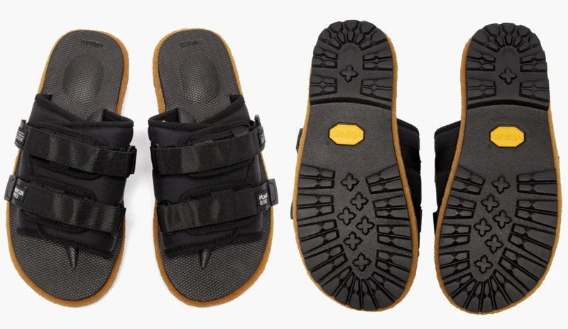 Moncler X Suicoke Moto Mountain Ripstop Vibram Sole Slides Shoes Sandals 43