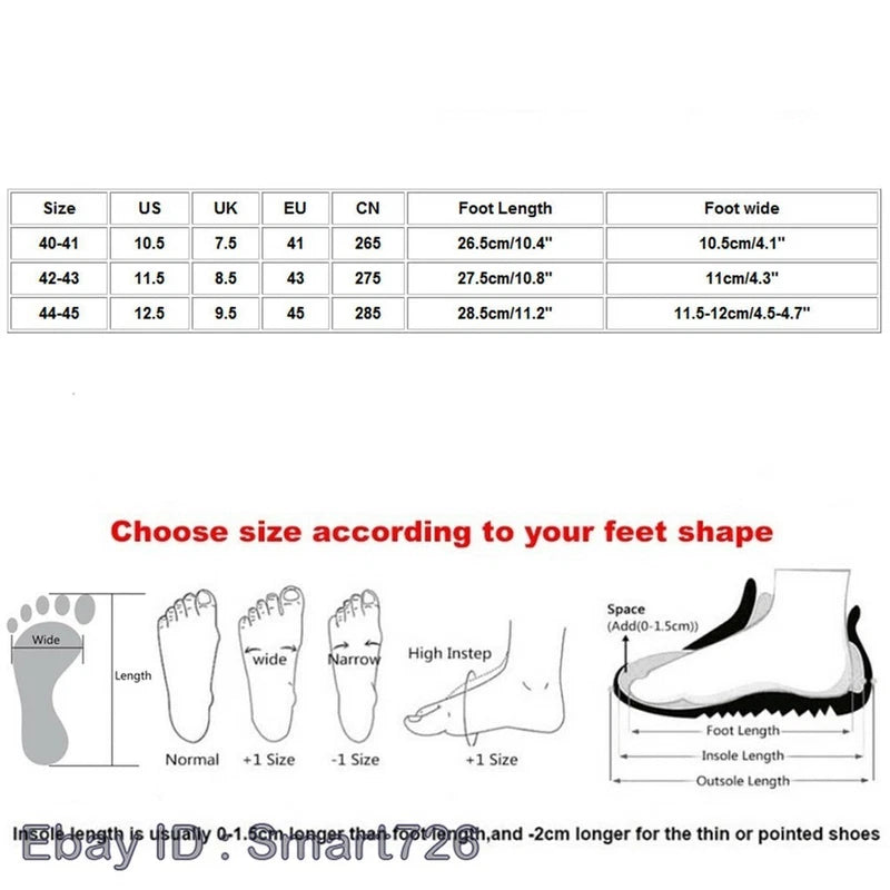 Fashion Men Slip on Slides Indoor Home Slippers Summer Sandal Casual Beach Shoes