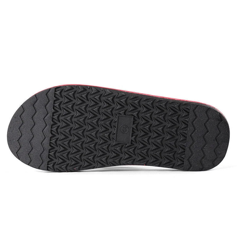 Anti-Slip Men's Thong Flip Flops Summer Beach Knotted Strap Sandals Size 9-10