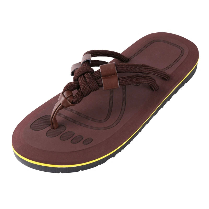Men Summer Beach Fashion Thong Flip Flops Anti-Slip Sandals Casual Slippers 9-10