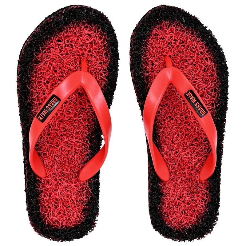 Flip Flops Women's Sandals Flat Red Slippers Beach Water Classic PVC Non-Slip